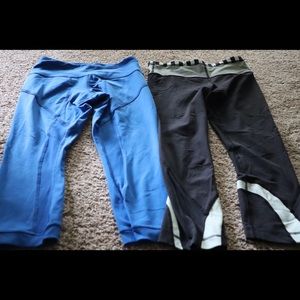 Lululemon size 4 Capri yoga pants bundle
